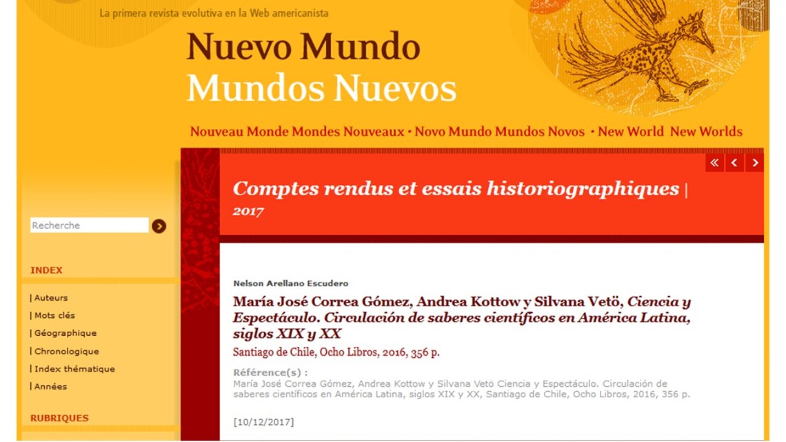 Comentario Ciencia y Espectaculo - NAE 2017